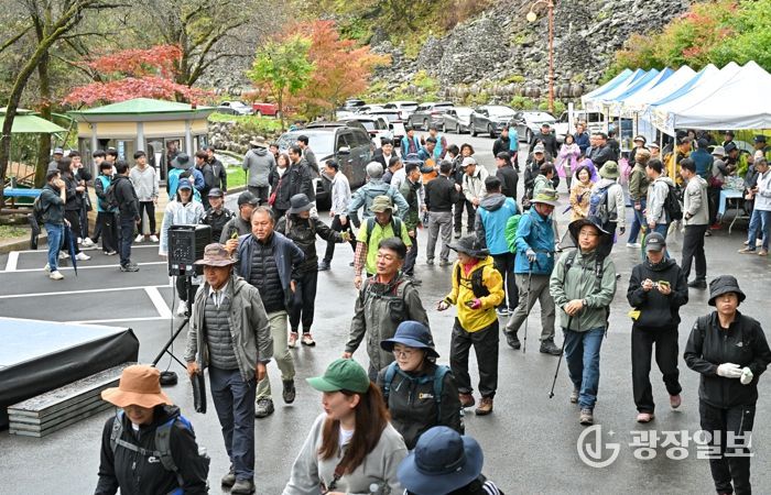 정선군, 항골 숨바우길 트레킹 대회와 나전역 야시장 ‘야밤바’ 행사 성황리 개최