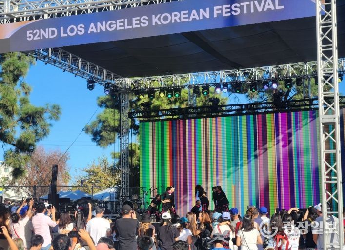 홍천군, LA 한인축제서 우수상품 선보여 완판