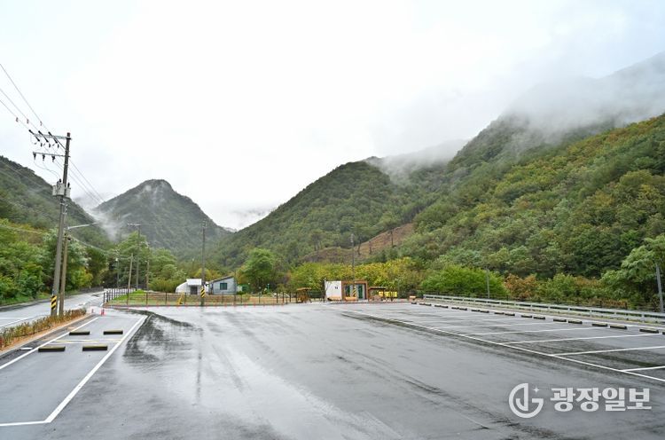 정선군, 사계절 힐링 트레킹 명소 항골 숨바우길 다목적 주차장 조성