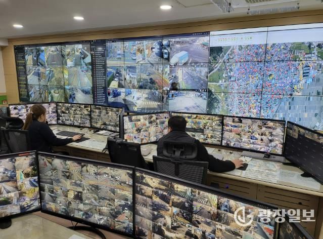 상주시 CCTV통합관제센터 관제요원 상주경찰서장 감사장 수여