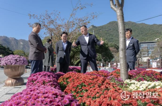 공주시, ‘2025 계룡산 국화 길 여행’ 축제 개막