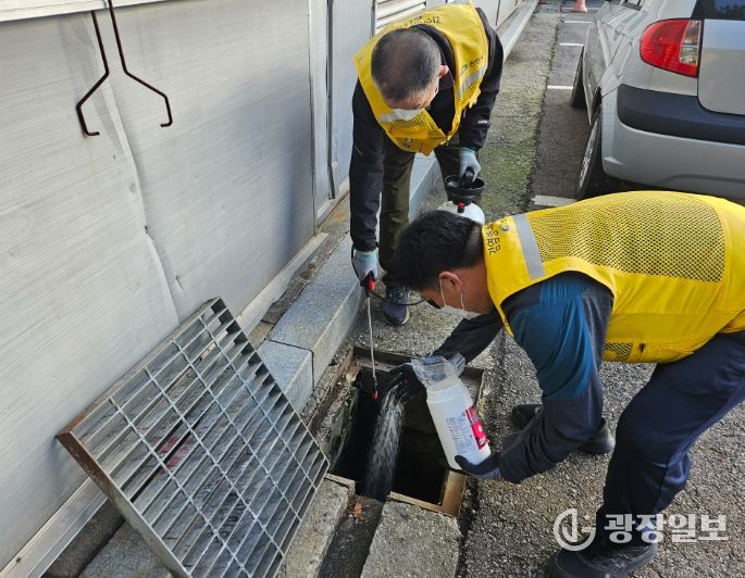 월동 전 모기·유충서식지 집중 방제