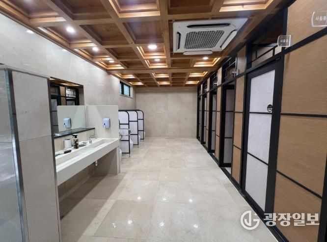 불국사 화장실 리모델링 내부 전경