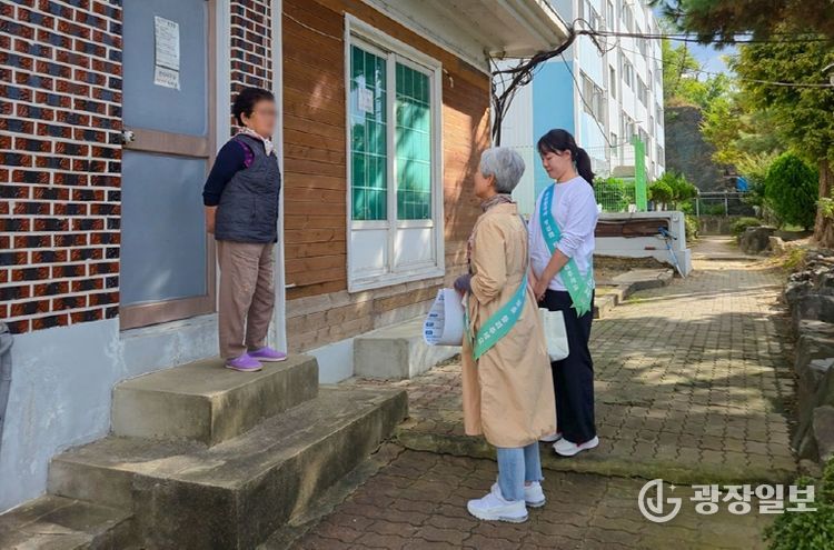 인구주택총조사 설명 및 조사협조요청 사진