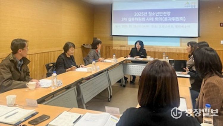 2025년 3차 청소년복지실무위원회 개최 모습