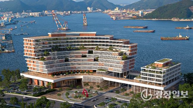 디지털마산자유무역지역 조감도