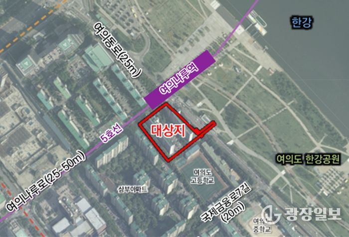 위치도(영등포구 여의도동 30 일대)