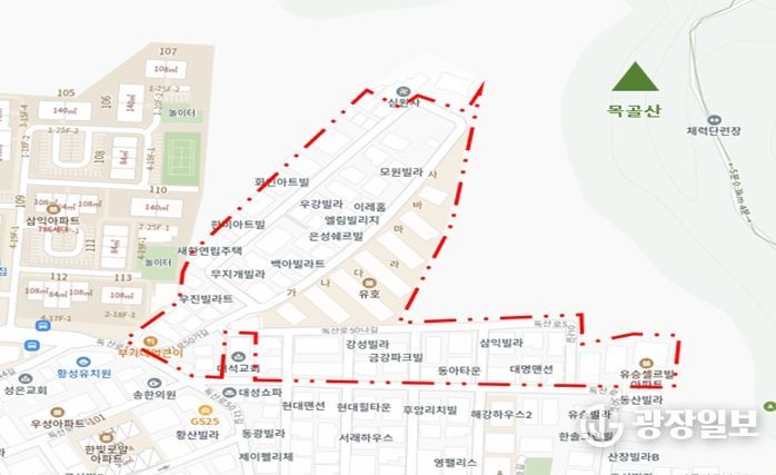 2025년 제5차 주택재개발 후보지 선정구역(금천구 시흥4동 1 일대)