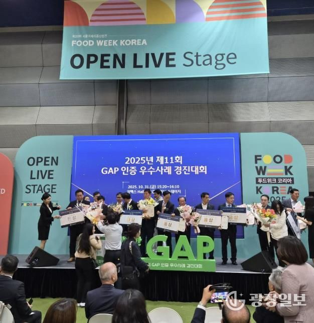 예천참복숭아사업단, GAP 우수사례 경진대회 수상