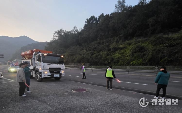 함안군, 겨울철 대설대응 현장훈련 실시