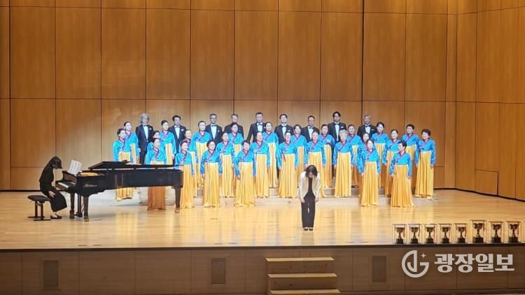 화순 여미합창단, 제33회 전남도민합창경연대회 1위 수상