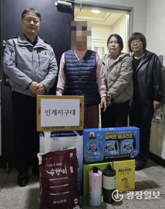 수원시 팔달구 인계지구대, 관내 취약계층에 나눔 활동 펼쳐