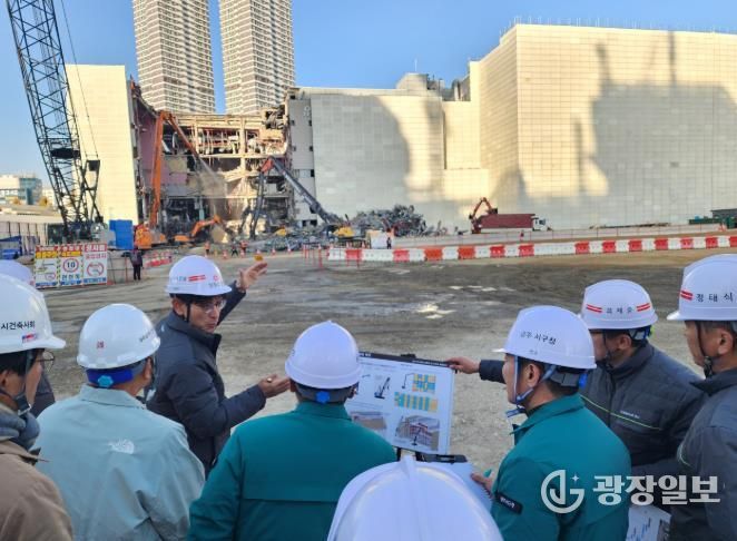 광주광역시서구, 건축물 해체공사장 긴급 점검 실시