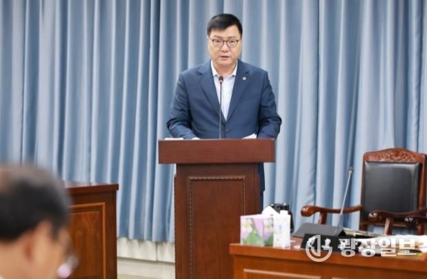 최동익 의원, 「전라남도 여수 수산가공식품클러스터 조성 촉구 건의안」