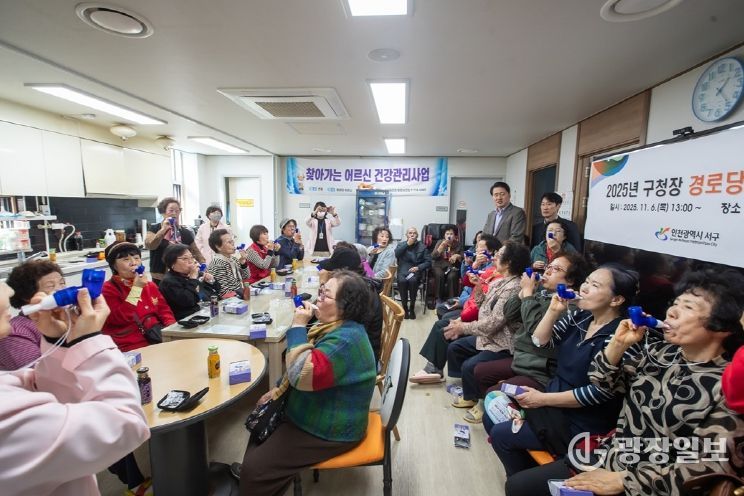 ‘어르신 3,000명에 흉벽진동기 지원’호흡건강 돌본다