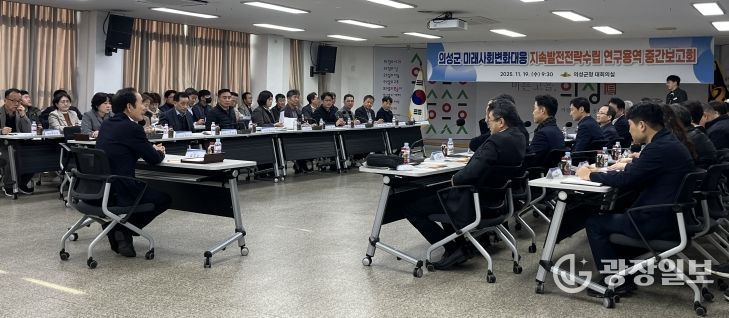 의성군, 미래사회변화대응 지속발전전략수립 연구용역 중간보고회