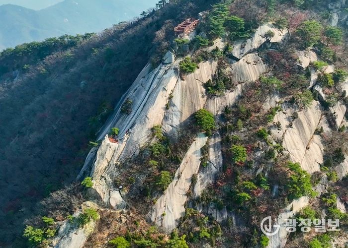 수락산 도정봉 기차바위 전경
