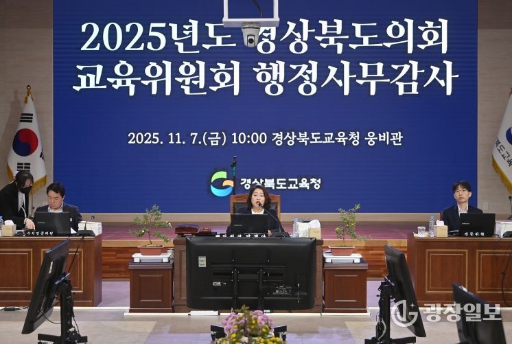 경북도의회 교육위원회, 2025년도 행정사무감사