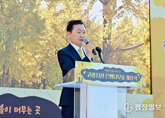 ‘고령다산 은행나무숲 ’개장식 개최