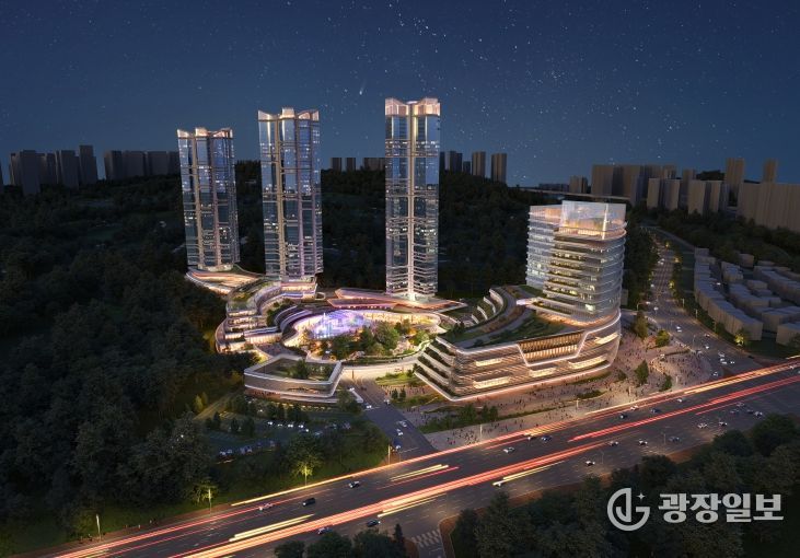 대규모 종합병원(고려대학교 의료원) 조감도