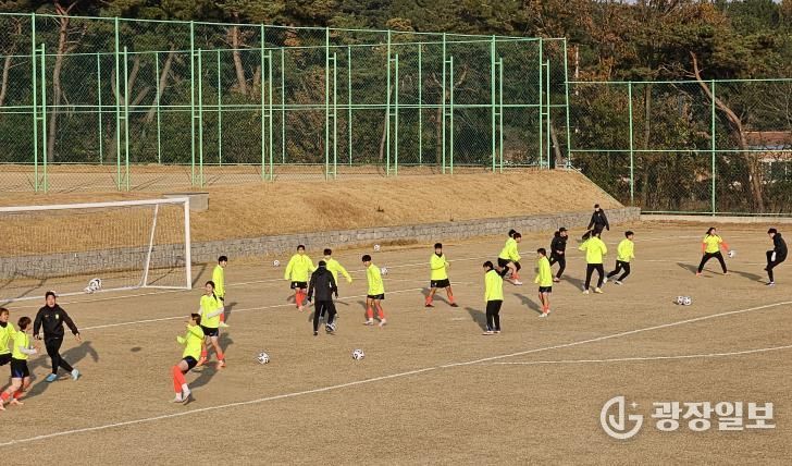 U-19 축구대표팀 훈련 사진