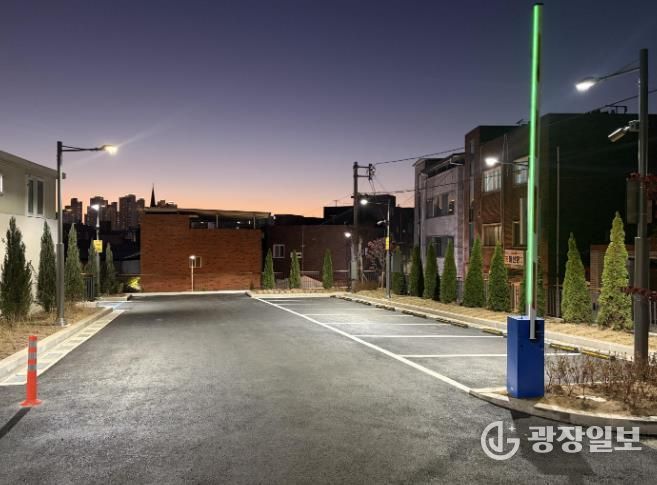 대구 서구,‘열차촌 공영주차장’ 야간 경관(후)