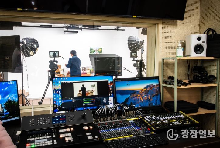 금산군농업기술센터 라이브커머스 방송실