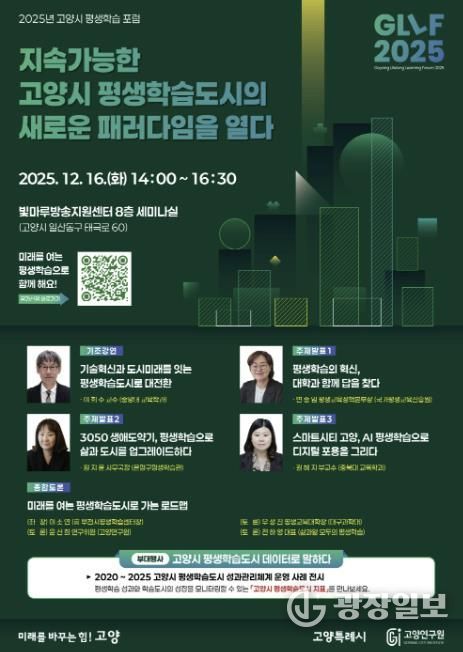 ‘2025 고양시 평생학습 포럼(GLLF 2025)’홍보문