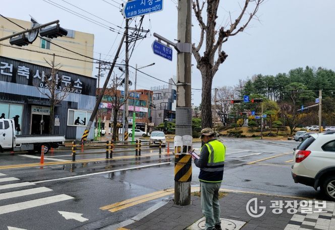 주소정보시설물 일제정비 완료 노후·훼손 시설물 2,202개소 개선