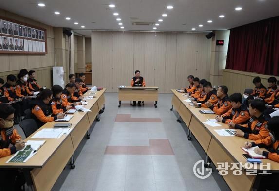 서산소방서, 하반기 긴급구조통제단 기능숙달 도상훈련 실시