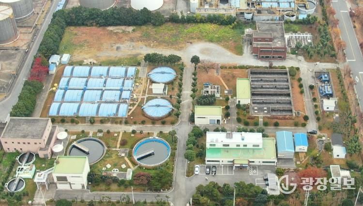 광양시, 광양국가산단 노후 폐수관로 정비사업 본격화 12월 22일 착공 - 하수처리과(태인폐수처리장 전경)