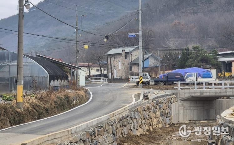 은천동소하천 정비사업 공사