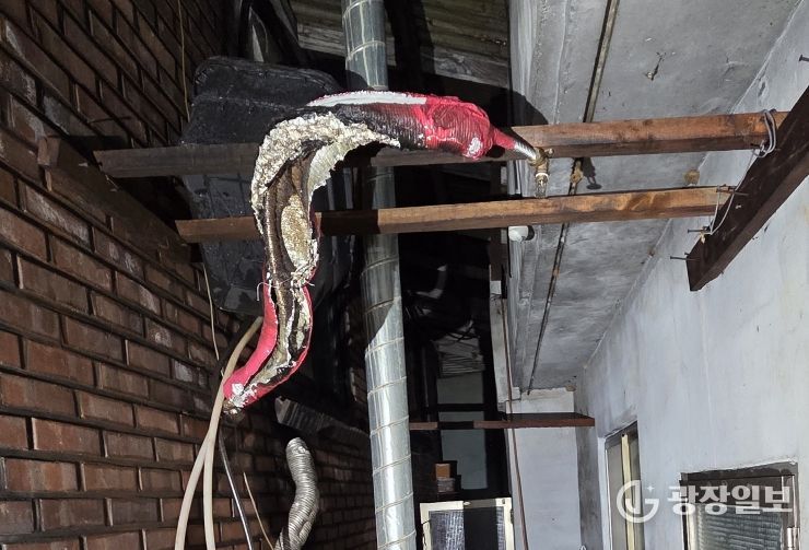 서산소방서, 화목보일러 간이스프링클러 작동으로 주택화재 확산 막아