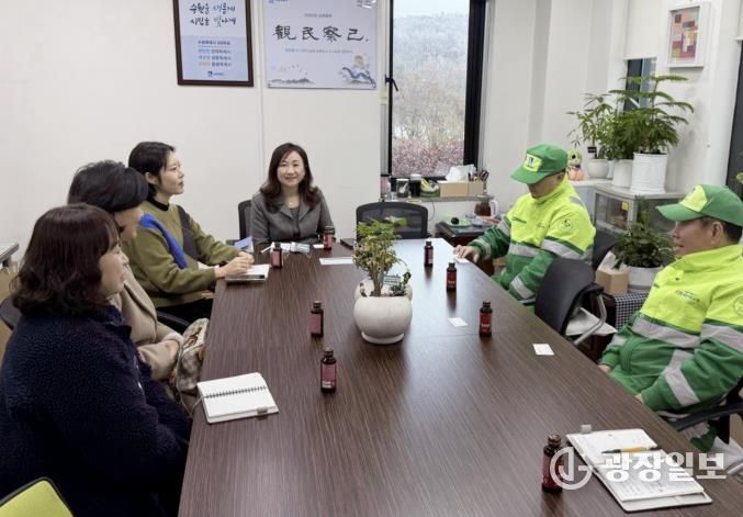 수원시 장안구 조원2동, 생활폐기물 수거 대행업체와 소통간담회 실시