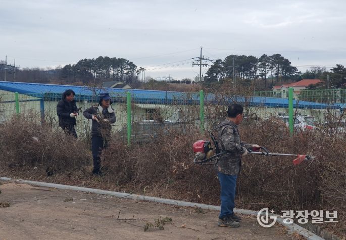 계진리 공영주차장 정비 모습
