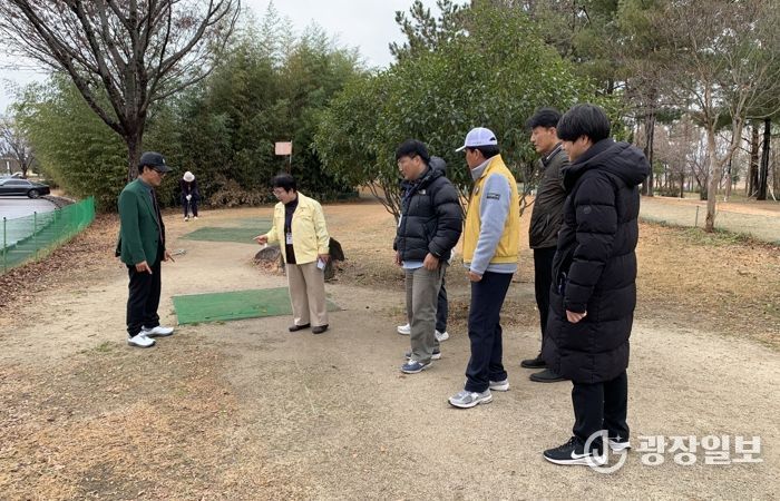 진주시·진주시파크골프협회 ‘연말 파크골프장 현장점검’ 실시