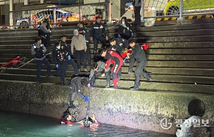 연말 음주 후 해상 추락한 60대, 완도해경 신속 대응으로 생명 구해