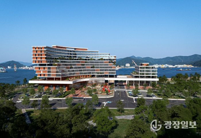 디지털 마산자유무역지역 D.N.A.혁신타운 조감도.