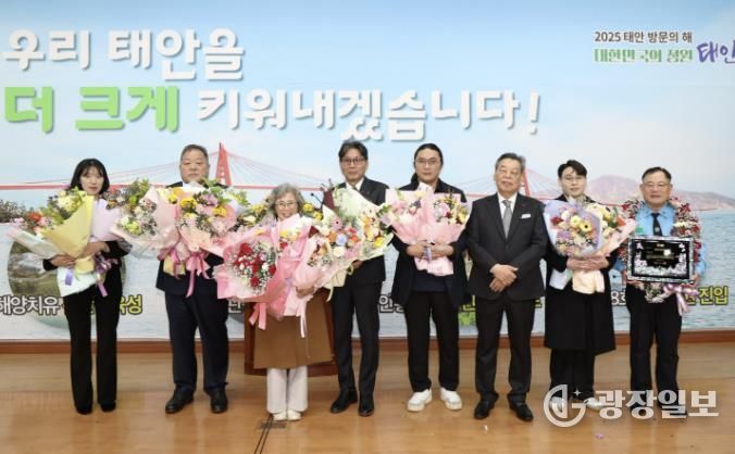 12월 31일 군청 대강당에서 열린 시상식 모습.