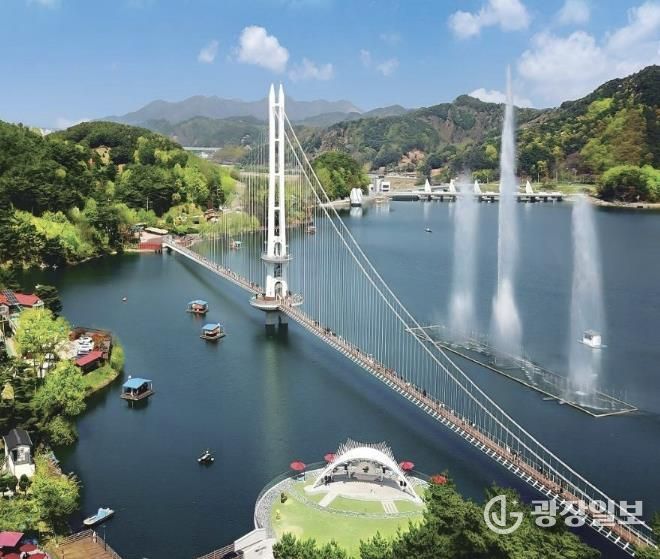 예당관광지 전경