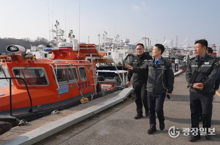 남해청장 울산해양경찰 구조대 방문