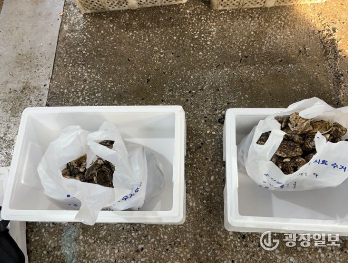 안전성 검사를 위한 시료 채취