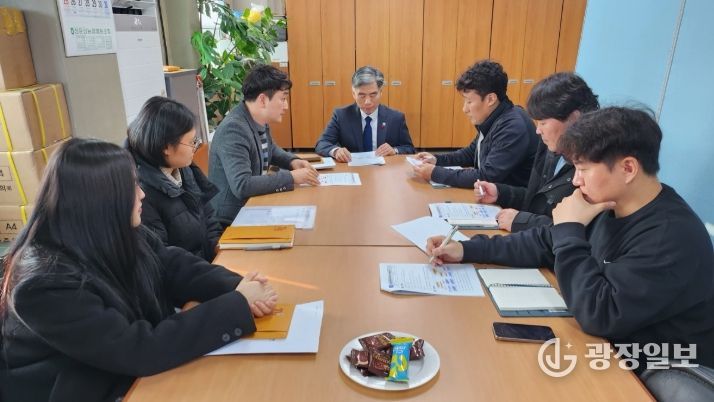 김영식 고창군부군수, 농산물종합유통센터 현장