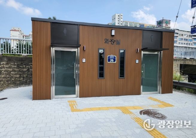 전주시민 편의 위해 하천 공중화장실 확충 (아중천 우아동성당 인근)