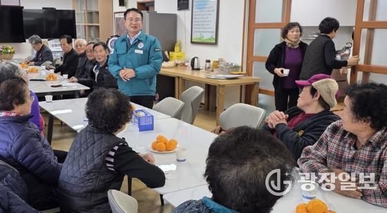 완주군의회 김재천 부의장, ‘현장 속으로’… 관내 경로당 71개소 순회 방문