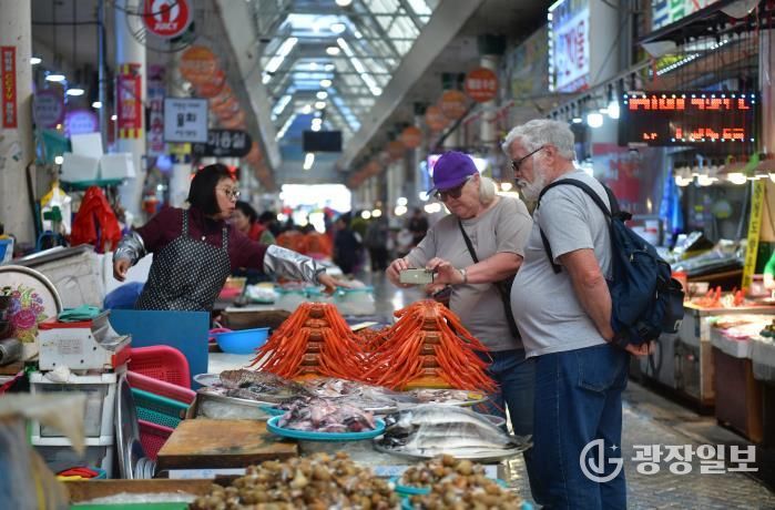 속초관광수산시장 수산물 관련 사진