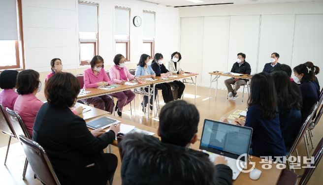 노인복지시설 방문