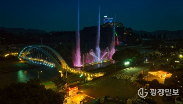 2026년 ‘화순 꽃강길 음악분수쇼’ 공연