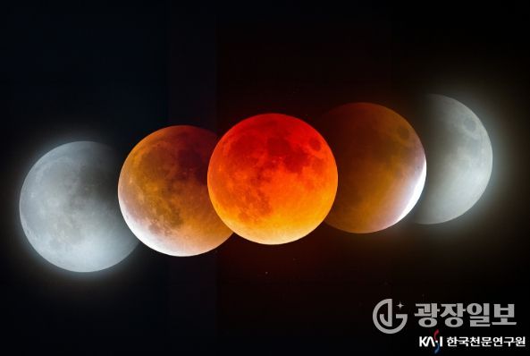 정남진천문과학관에서 보는 정월대보름 붉은 달 ‘개기월식’