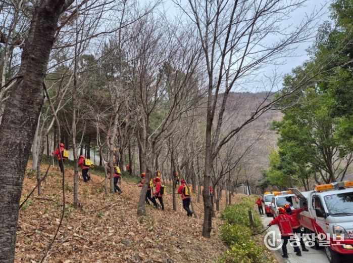 진주시, ‘산불진화·주민 대피훈련’